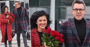 Zakochani po uszy Kasia Cichopek i Maciej Kurzajewski opuszczają studio "Pnś". Paparazzi świadkami romantycznych scen