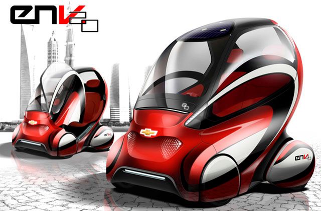 Chevrolet EN-V 2.0: sieciowy samochód przyszłości