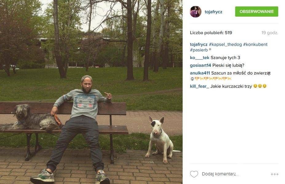 Grzegorz Sobieszek, nowy chłopak Olgi Frycz (fot. Instagram)