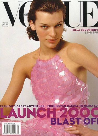 Vogue Australia – pierwsza okładka – Milla Jovovich