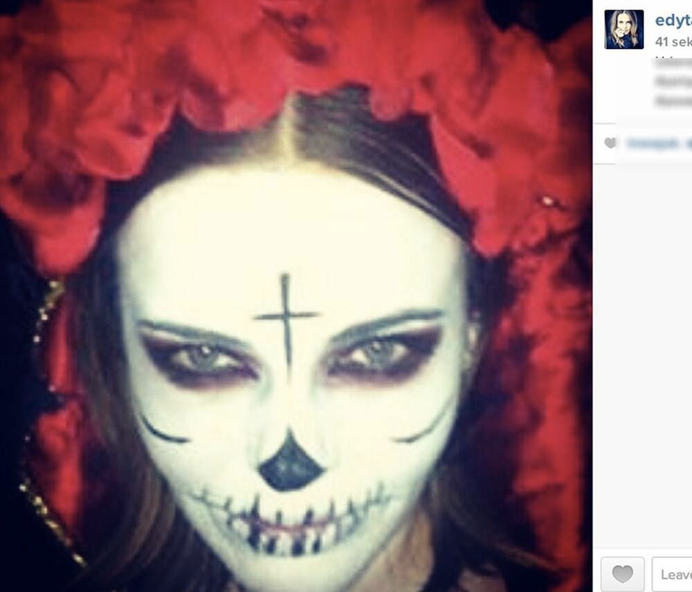 Edyta Herbuś, Halloween 2014
Fotografia: screen z Instagram.com