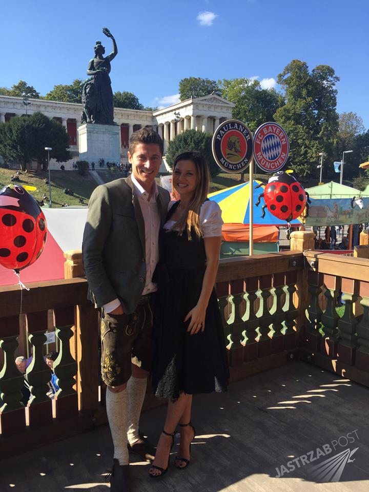 Robert i Anna Lewandowscy na Oktoberfest 2015