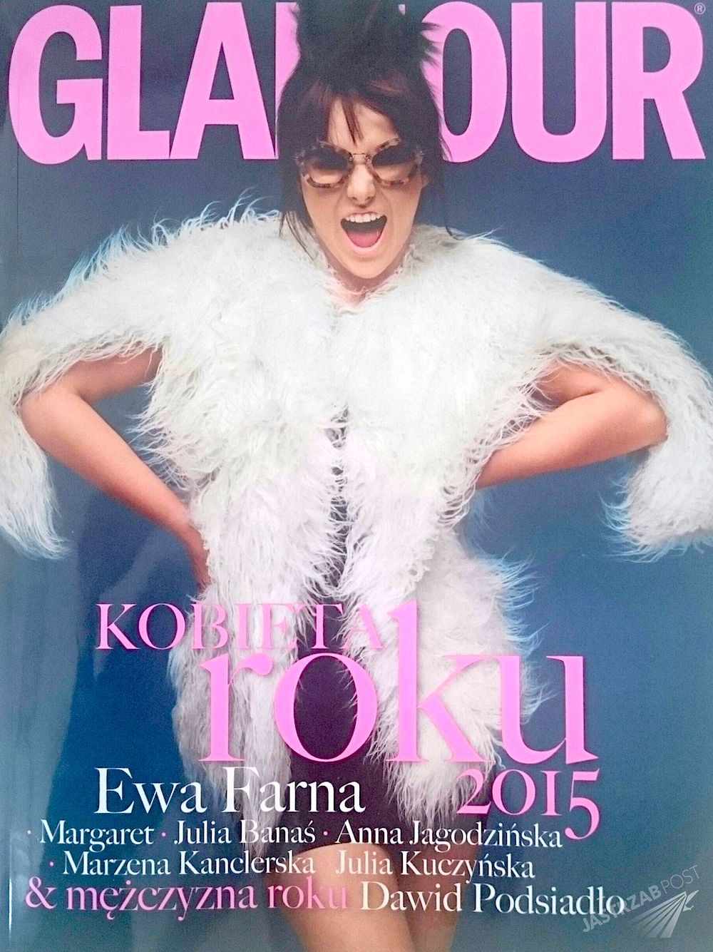 Ewa Farna na okładce Glamour - październik 2015