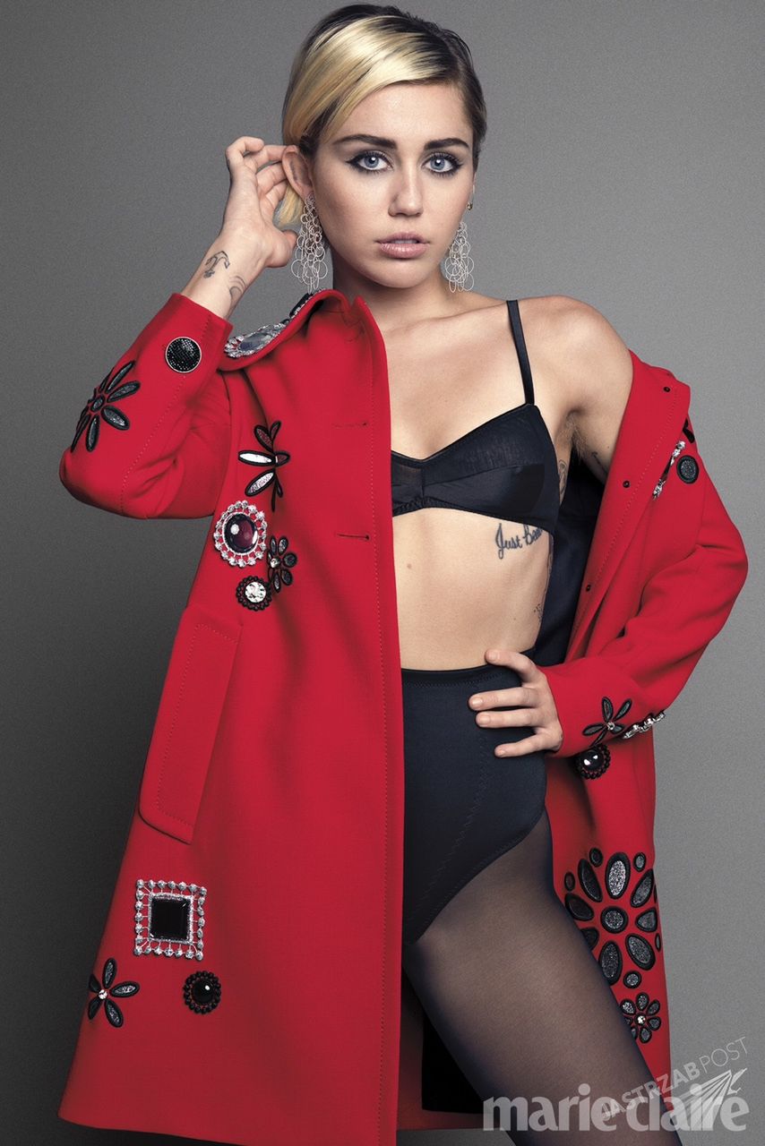 Wywiad z Miley Cyrus w Marie Claire USA na wrzesień 2015