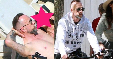 Nergal z piękną brunetką w Sopocie. Najpierw opalali się na plaży, a potem wybrali się na rowery [PAPARAZZI]