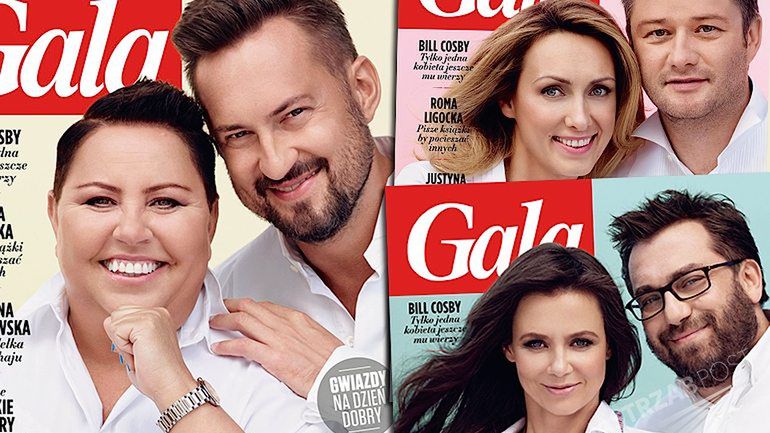 Okładki Gali z prowadzącymi Dzień Dobry TVN wrzesień 2015