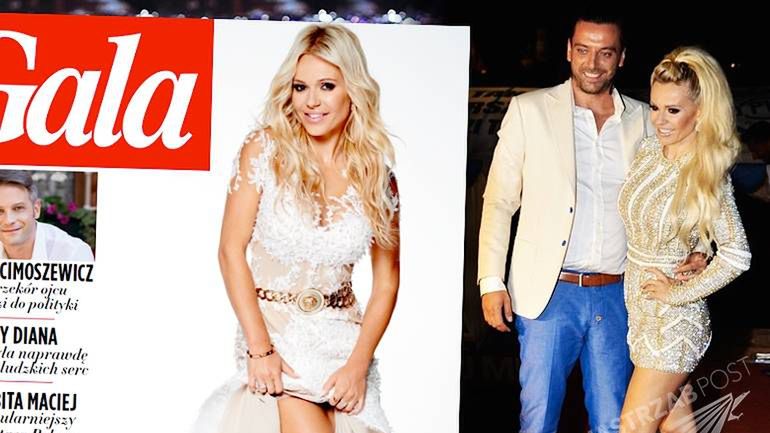 Doda w Gali w sukni ślubnej - cały wywiad 10 sierpnia 2015 - zaręczyny, pierścionek, Emil Haidar