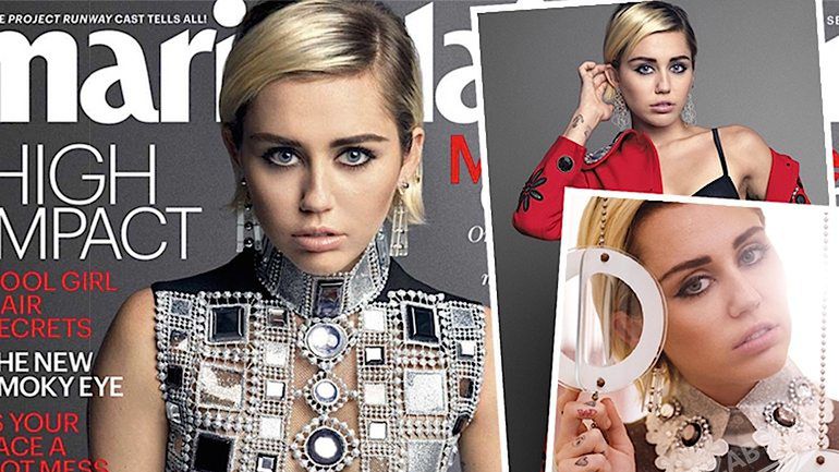 Miley Cyrus w Marie Claire wrzesień 2015. Miley Cyrus zmieni płeć?