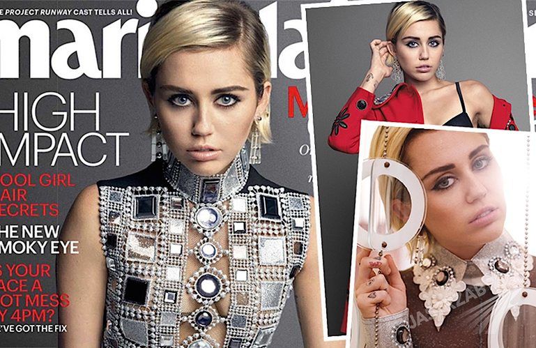Miley Cyrus w Marie Claire wrzesień 2015. Miley Cyrus zmieni płeć?