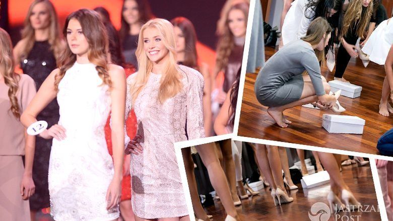 Kandydatki do tytułu Miss Polski 2015 w szpilkach nude Wojas