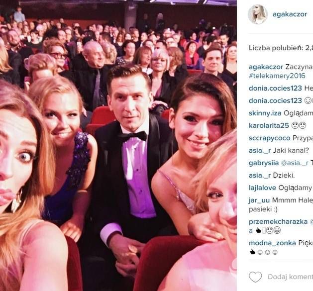 Marcelina Zawadzka, Agnieszka Kaczorowska, Tomasz Barański, Klaudia Halejcio, Marzena Rogalska - Telekamery 2016