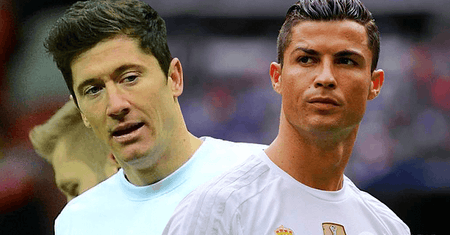 To musiało się tak skończyć. Cristiano Ronaldo spotkał Roberta Lewandowskiego po meczu. Podszedł, i...