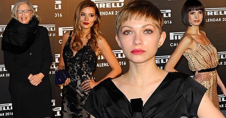 Gwiazdy na prezentacji Kalendarza Pirelli 2016: Annie Leibovitz, Geri Halliwell, Tavi Gevinson...