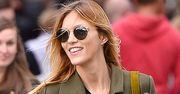 Anja Rubik w świetnej stylizacji w Krakowie. Chociaż to płaszcz sprzed kilku sezonów!