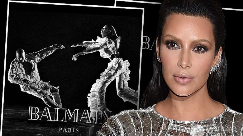 kim kardashian balmain 2016
