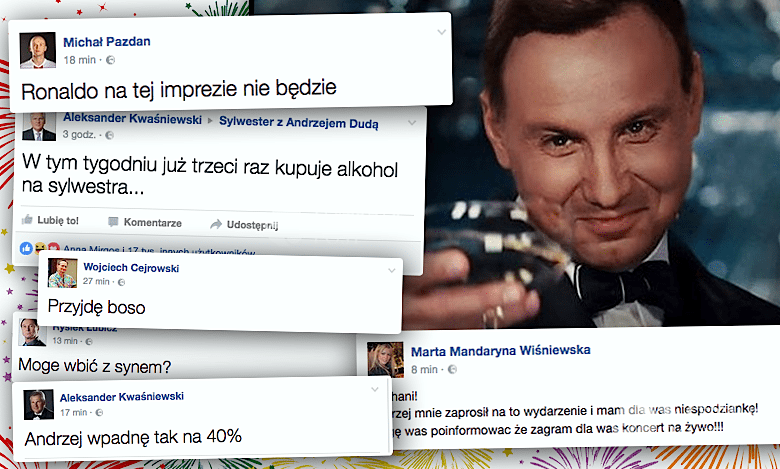 Sylwester 2016 z Andrzejem Dudą przyciągnął tysiące Polaków! Wśród gości największe gwiazdy!