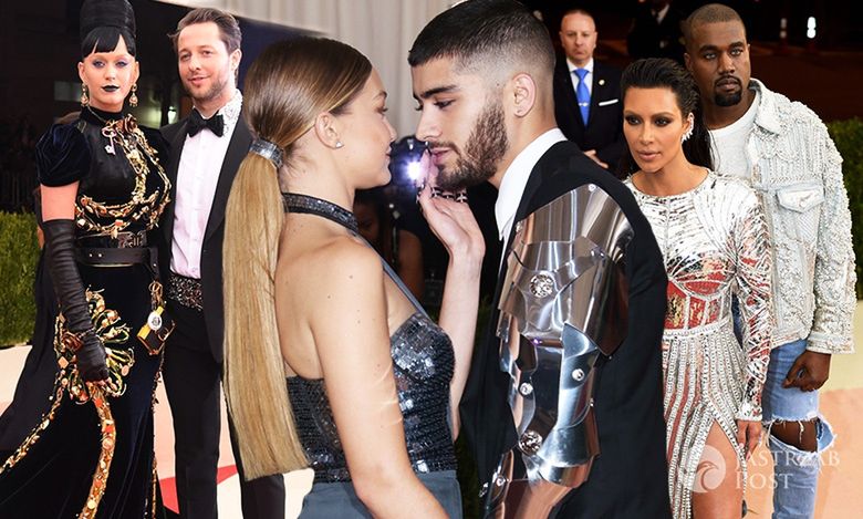 Mnóstwo par na MET Gala 2016! Gigi Hadid i Zayn Malik, Kim Kardashian i Kanye West...