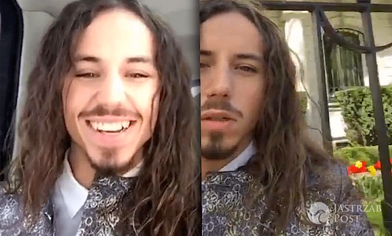 Michał Szpak w ambasadzie Polski w Szwecji na Eurowizji 2015