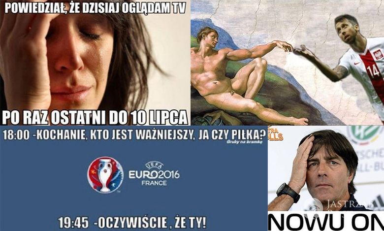 EURO 2016 jeszcze się nie zaczęło, a internet już zalały memy. Wybraliśmy najlepsze :)