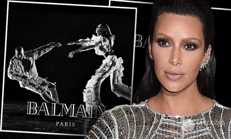 A jednak! Oprócz Kanye Westa w nowej kampanii Balmain pojawi się także Kim Kardashian