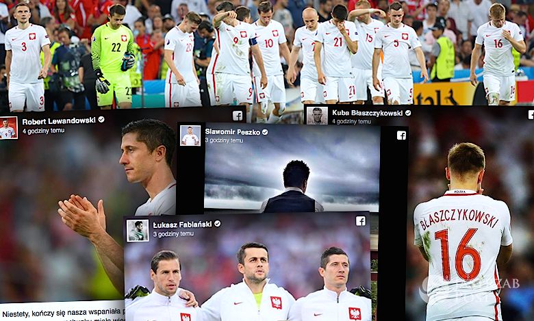Piłkarze żegnają się z EURO 2016. Na Facebooku mnóstwo statusów z przemyśleniami. Lewandowski najbardziej wylewny, za to Błaszczykowski...