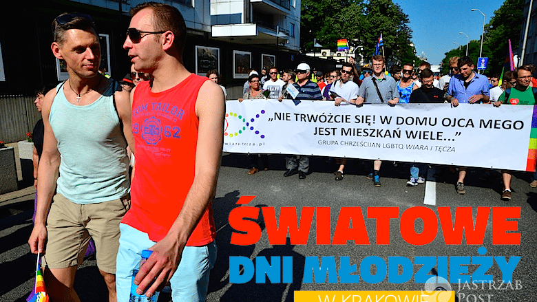 Geje Wiara i tęcza ŚDM 2016