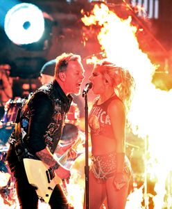 Wpadka na Grammy 2017. Lady Gaga uratowała występ Metalliki. James Hetfield wściekły