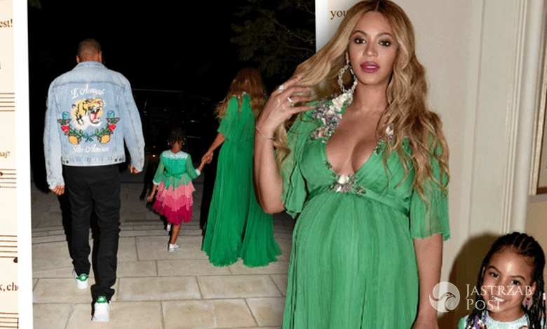 Piękna Beyonce pokazuje spory już brzuch w pięknej kreacji na imprezie