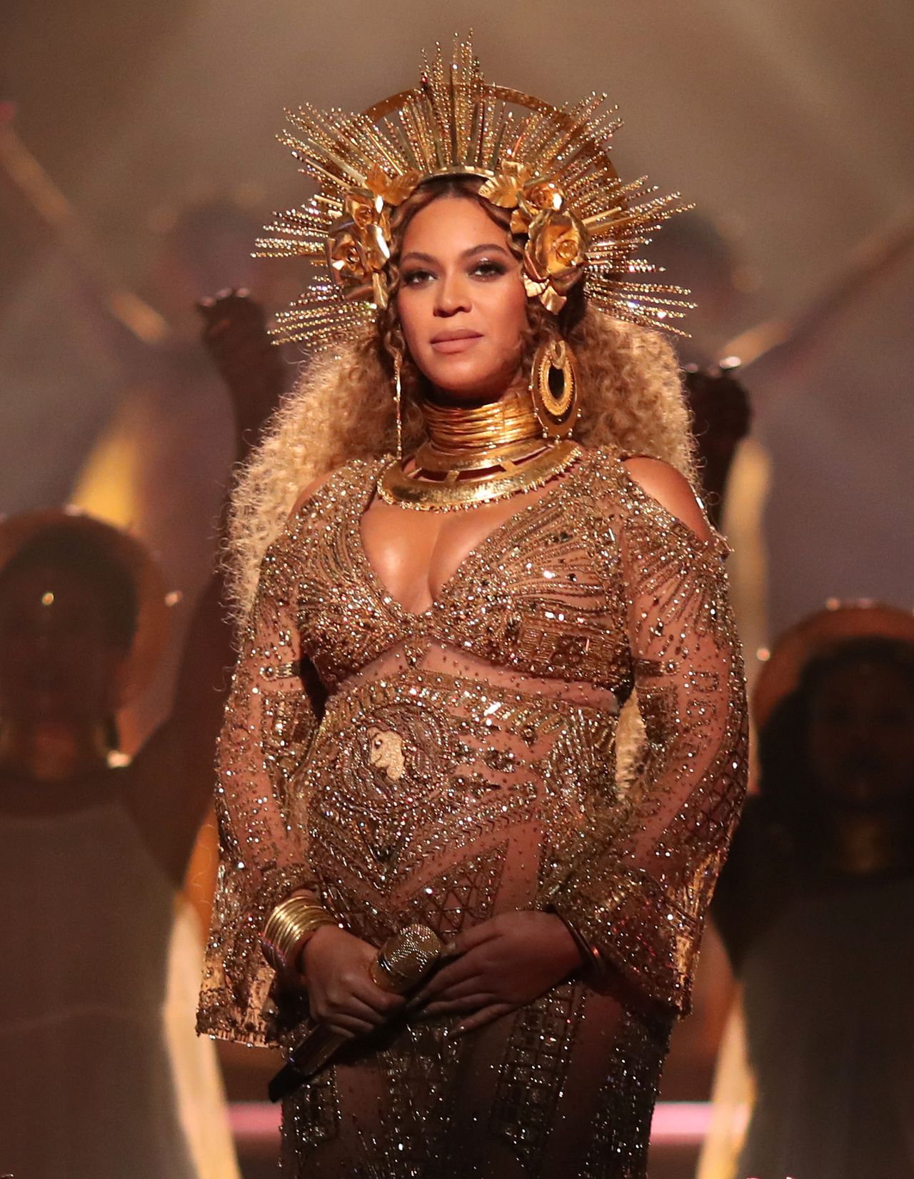 Beyonce na gali Grammy 2017. Gwiazda po raz pierwszy pokazała się publicznie po ogłoszeniu ciąży