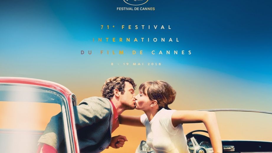 Pocałunek Jeana-Paula Belmondo i Anny Kariny na plakacie Festiwalu w Cannes