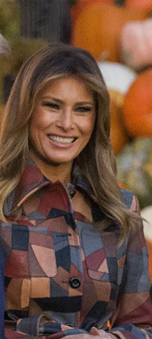 Melania Trump - makijaż, Halloween, 2019