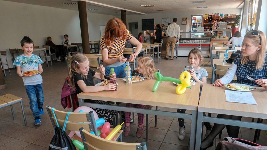Strajk nauczycieli 2019. Zajęcia dla dzieci pracowników Uniwersytetu Adama Mickiewicza w Poznaniu.