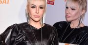 Blanka Lipińska cała w skórze na wiosennej ramówce Polsatu. Jest też nowa fryzura