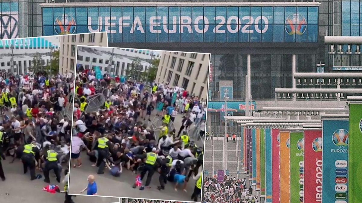 Euro 2020: Zamieszki na Wembley tuż przed finałem. Na stadionie doszło do karygodnych scen