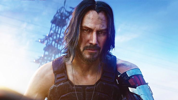 Keanu Reeves w grze "Cyberpunk 2077"