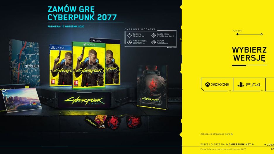 Nie CDP, a Cenega wyda polską superprodukcję - "Cyberpunk 2077"