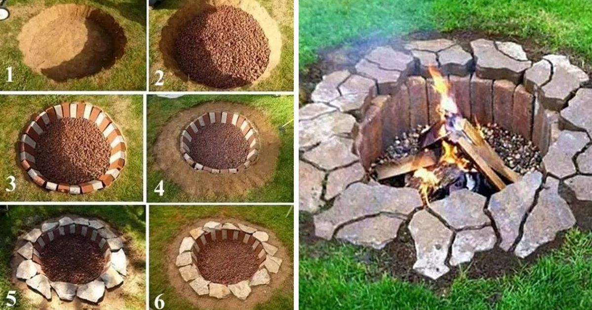 15 Cheap Ways to Have a Campfire in Your Backyard. Perfect For Cooler Summer Evenings!