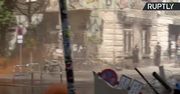 Zamieszki w Berlinie. Policja stoczyła bitwa z mieszkańcami squatu przy Rigaer Strasse.