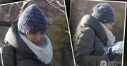 Pierwsze zdjęcia Anny Guzik w ciąży. Coraz bardziej widać ciążowe krągłości aktorki. Nie ukryła ich nawet ciepła puchowa kurtka
