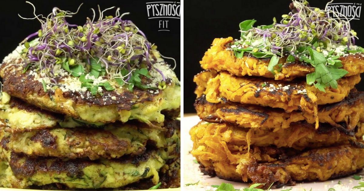 Placuszki z cukinii i batata