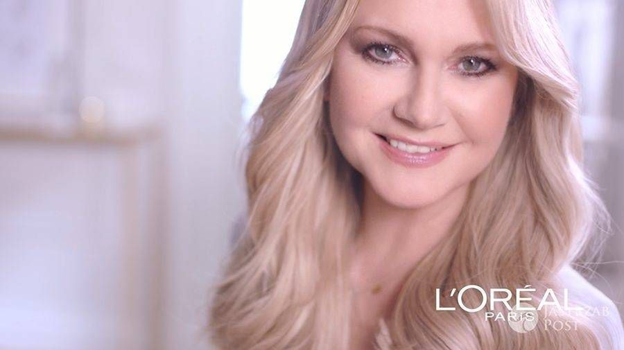 Grażyna Torbicka w swojej pierwszej reklamie dla L'Oréal