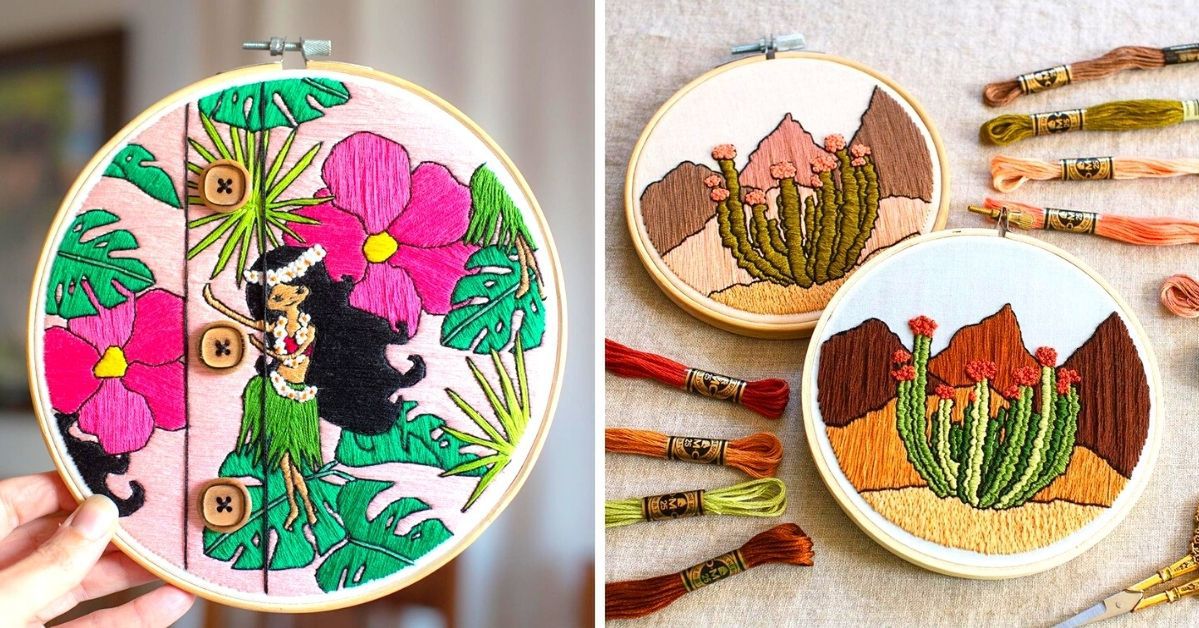 21 Colorful Pictures That Were Created Using Needle and Yarn. It Is a Praise Of Creative Work