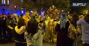 Bieg drag queens na szpilkach w Nowym Jorku. Wydarzenie wróciło po rocznej przerwie.