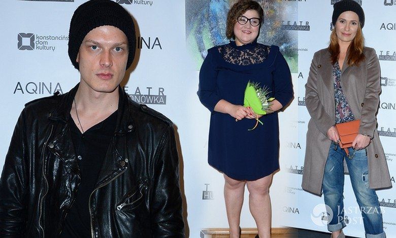 Gwiazdy na premierze w teatrze: Adam Fidusiewicz, Dominika Gwit, Anna Oberc