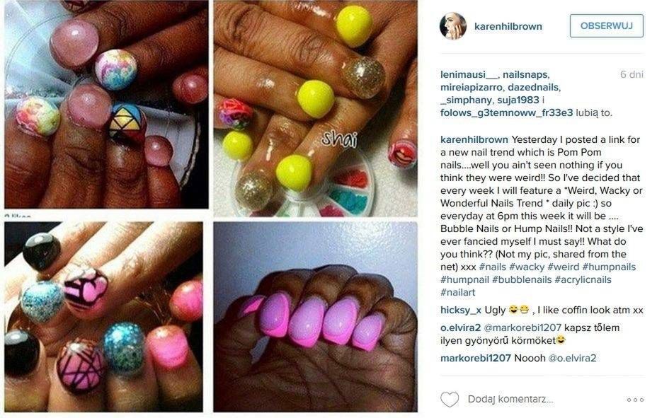 Manicure bąbelkowy (fot. Instagram)