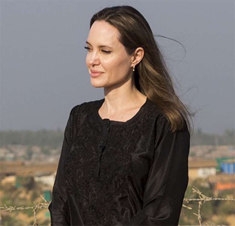 Angelina Jolie na konferencji w Bangladeszu
