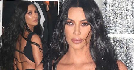Kreacja Kim Kardashin ledwo zakryła sutki! Na prestiżowej gali wszyscy z niedowierzaniem patrzyli na jej strój!