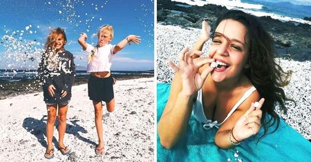 Na tej plaży piasek do złudzenia przypomina popcorn. Urlopowicze ją pokochali