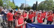 “Stop degradacji, stop dyskryminacji”. Protest pielęgniarek w Warszawie