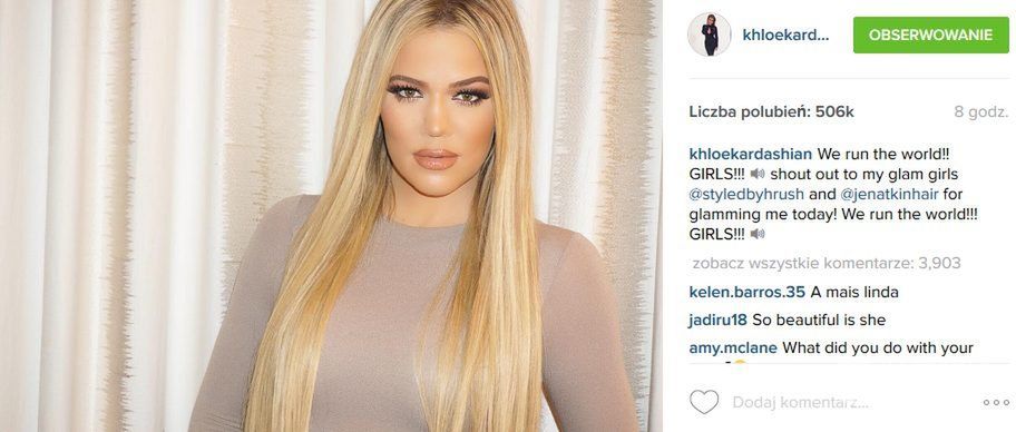 Khloe Kardashian przyznała się do stosowania botoksu